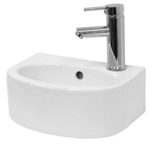 Wohnli Möbelsuche - Waschbecken aus Keramik in Weiß 355x255x130 mm
