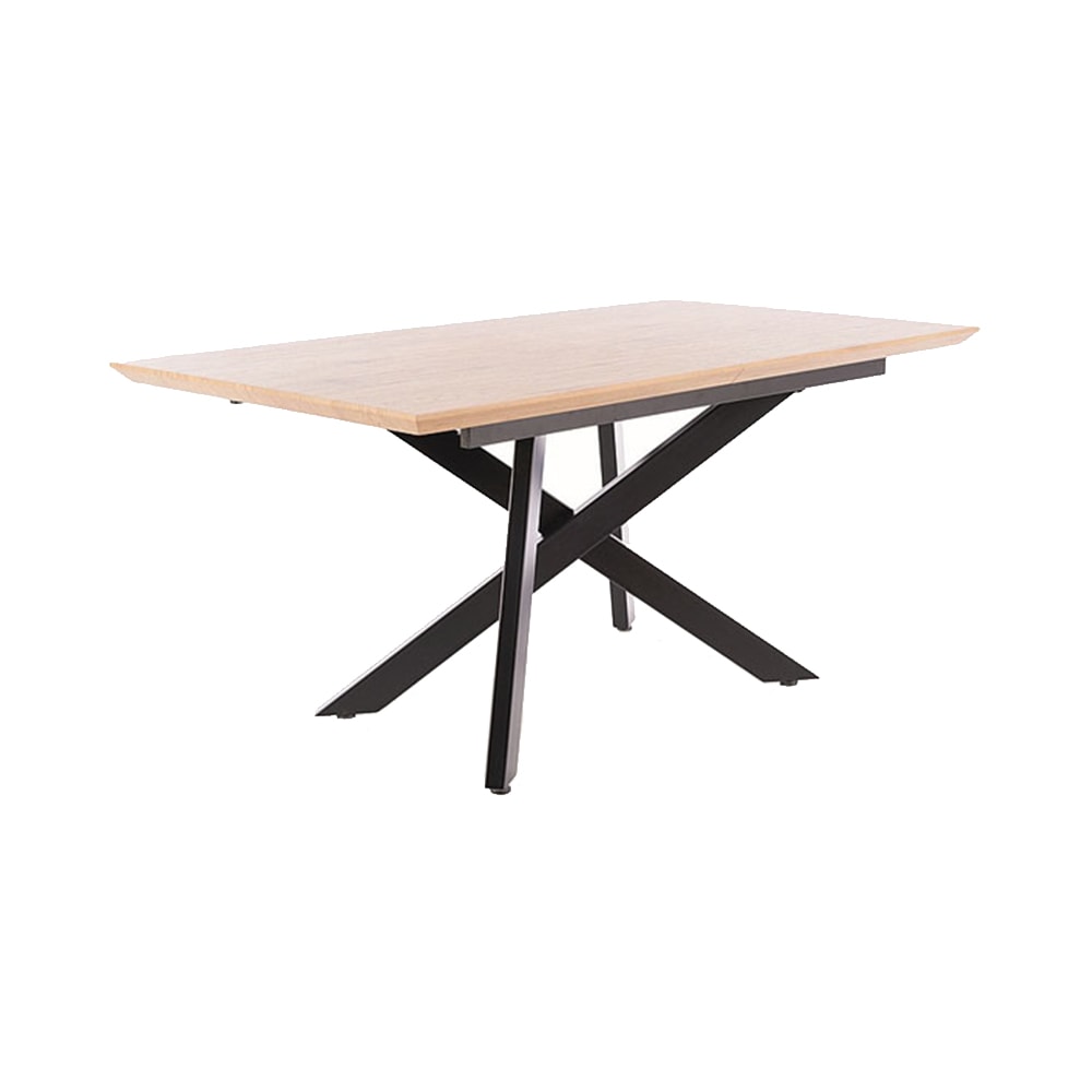 wohnli-moebel-suche-M25157819 Wohnli Möbelsuche - Esstisch ausziehbar aus MDF & Metall 160-200x76x90cm