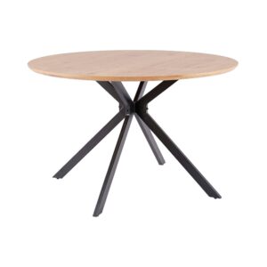 Wohnli Möbelsuche - Esstisch rund aus MDF & Metall