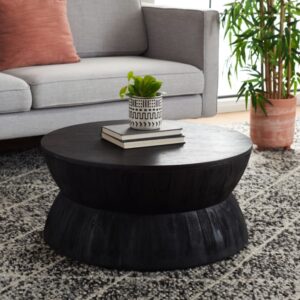 wohnli-moebel-suche-M25158459-1 Couchtische bayur-holz schwarz 76x35x76cm Holz Schwarz Safavieh Möbel Wohnzimmermöbel Couchtische