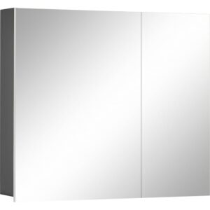 wohnli-moebel-suche-M25158810 Wohnli Möbelsuche - Badschrank zur Wandmontage mit Spiegel in Holzoptik Anthrazit