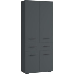 wohnli-moebel-suche-M25158824 Wohnli Möbelsuche - Waschbeckenunterschrank mit 4 Türen 1 Schublade in Anthrazit