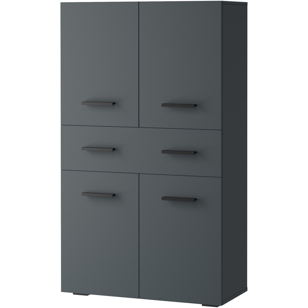 wohnli-moebel-suche-M25158825 Wohnli Möbelsuche - Waschbeckenunterschrank mit 4 Türen 1 Schublade in Anthrazit