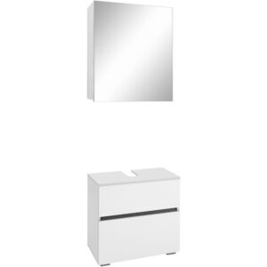 wohnli-moebel-suche-M25158849 Wohnli Möbelsuche - Badezimmer-Set 2-teilig in Holzoptik Weiß 60 cm