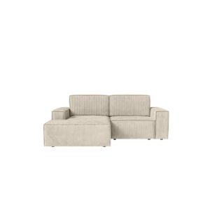 Wohnli Möbelsuche - Ecksofa mit Cordbezug 2-Sitzer