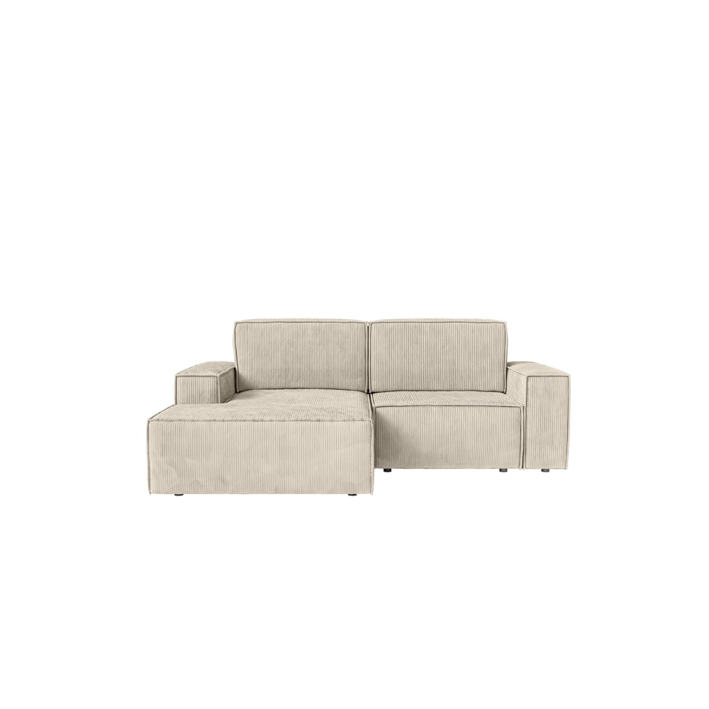 Wohnli Möbelsuche - Ecksofa mit Cordbezug 2-Sitzer