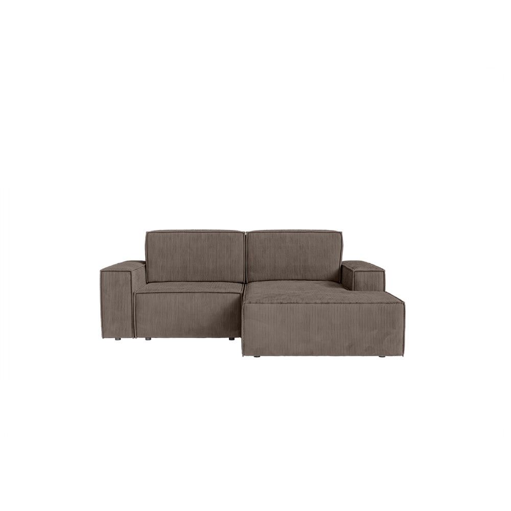 Wohnli Möbelsuche - Ecksofa mit Cordbezug 2-Sitzer