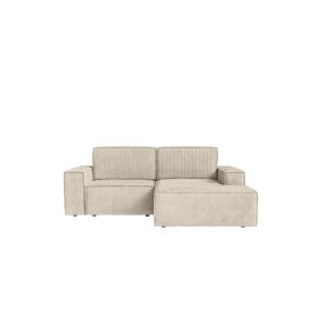 Wohnli Möbelsuche - Ecksofa mit Cordbezug 2-Sitzer