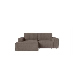 Wohnli Möbelsuche - Ecksofa mit Cordbezug 2-Sitzer