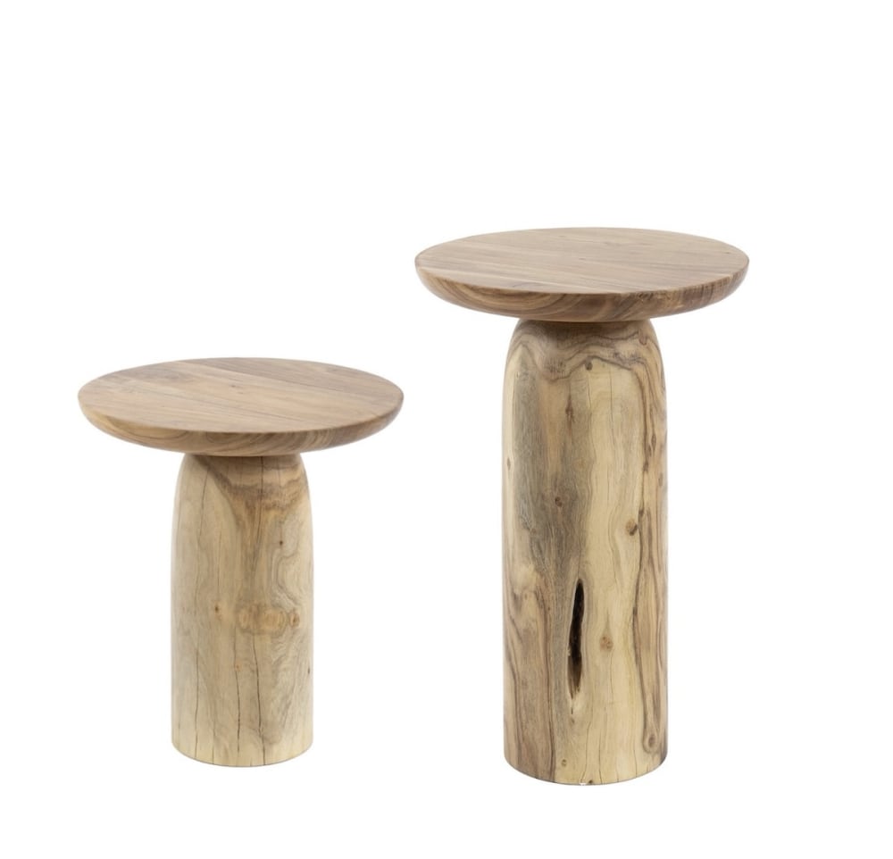 wohnli-moebel-suche-M25159978 Wohnli Möbelsuche - Rundes Beistelltisch-Set aus Akazienholz
