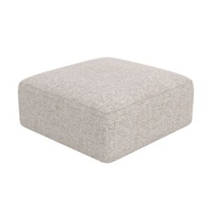 wohnli-moebel-suche-M25161167 Wohnli Möbelsuche - Quadratischer Pouf für modulare Couch aus beigem Stoff