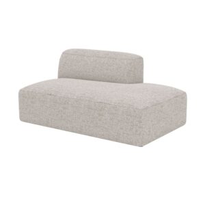wohnli-moebel-suche-M25161173 Wohnli Möbelsuche - Recamiere mit linker Rückenlehne für modulares Sofa aus beigem Stoff