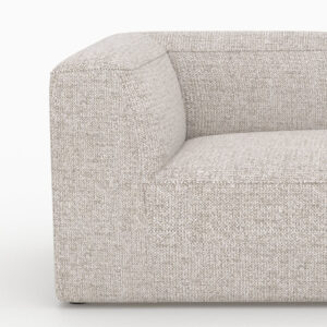 wohnli-moebel-suche-M25161181-1 Ecksofa rechts für modulare Sofas aus beigem Stoff 163x72x95cm Stoff Beige Maison Pavane Sofas und Sessel Sofas Modulare Sofas