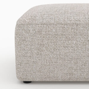 wohnli-moebel-suche-M25161182-1 Rechteckiger Pouf für modulare Sofas aus beigem Stoff 79x45x69cm Stoff Beige Maison Pavane Sofas und Sessel Sessel, Poufs und Fußbänke Sitzsäcke