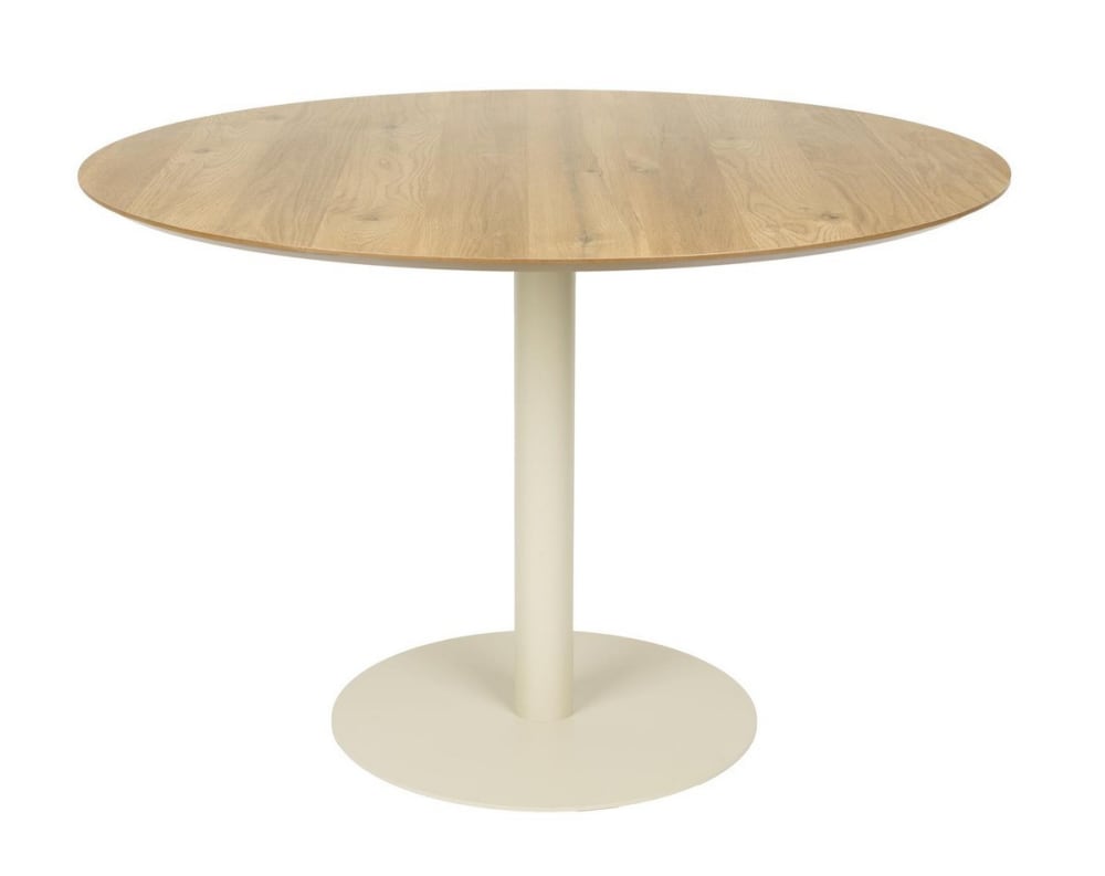 wohnli-moebel-suche-M25161386 Wohnli Möbelsuche - Runder Esstisch aus MDF und Stahl in Beige