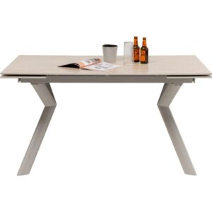 80x76x140cm Stahl Beige Kare Design Möbel Esszimmermöbel Esstische