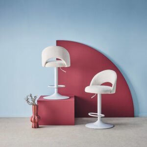 wohnli-moebel-suche-M25163629-1 2er-Set höhenverstellbare Barhocker weiß/antikweiß 49x110x49cm Spanplatte Weiß sweeek Möbel Wohnzimmermöbel Hocker