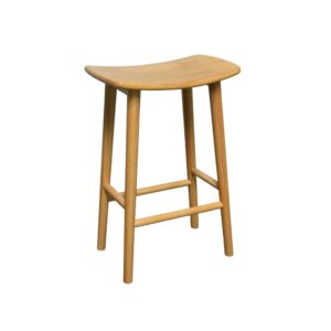 wohnli-moebel-suche-M25163681-1 2er-Set Vintage-Barhocker Heveaholz naturfarben 46x66x31cm Holz Beige sweeek Möbel Esszimmermöbel Barhocker