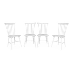 wohnli-moebel-suche-M25163683 Wohnli Möbelsuche - 4er-Set Stühle weiß mit Streben aus Hevea-Holz