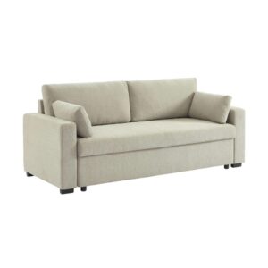 Wohnli Möbelsuche - 3-Sitzer Schlafsofa Chenille-Bezug in beige