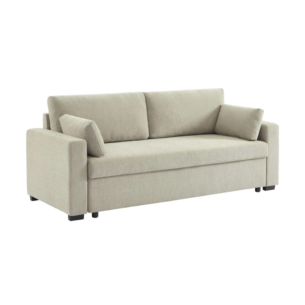 wohnli-moebel-suche-M25163697 Wohnli Möbelsuche - 3-Sitzer Schlafsofa Chenille-Bezug in beige