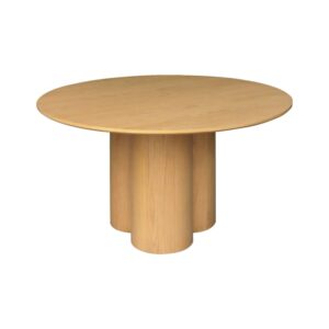 wohnli-moebel-suche-M25164631 Wohnli Möbelsuche - Runder Esstisch Hevea-Holz und Eichenfurnier naturfarben Ø130 cm