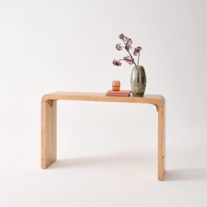 Exotische Konsole aus Akazienholz 120 cm naturfarben 120x75x30cm Holz Beige sweeek Möbel Wohnzimmermöbel Konsolentische