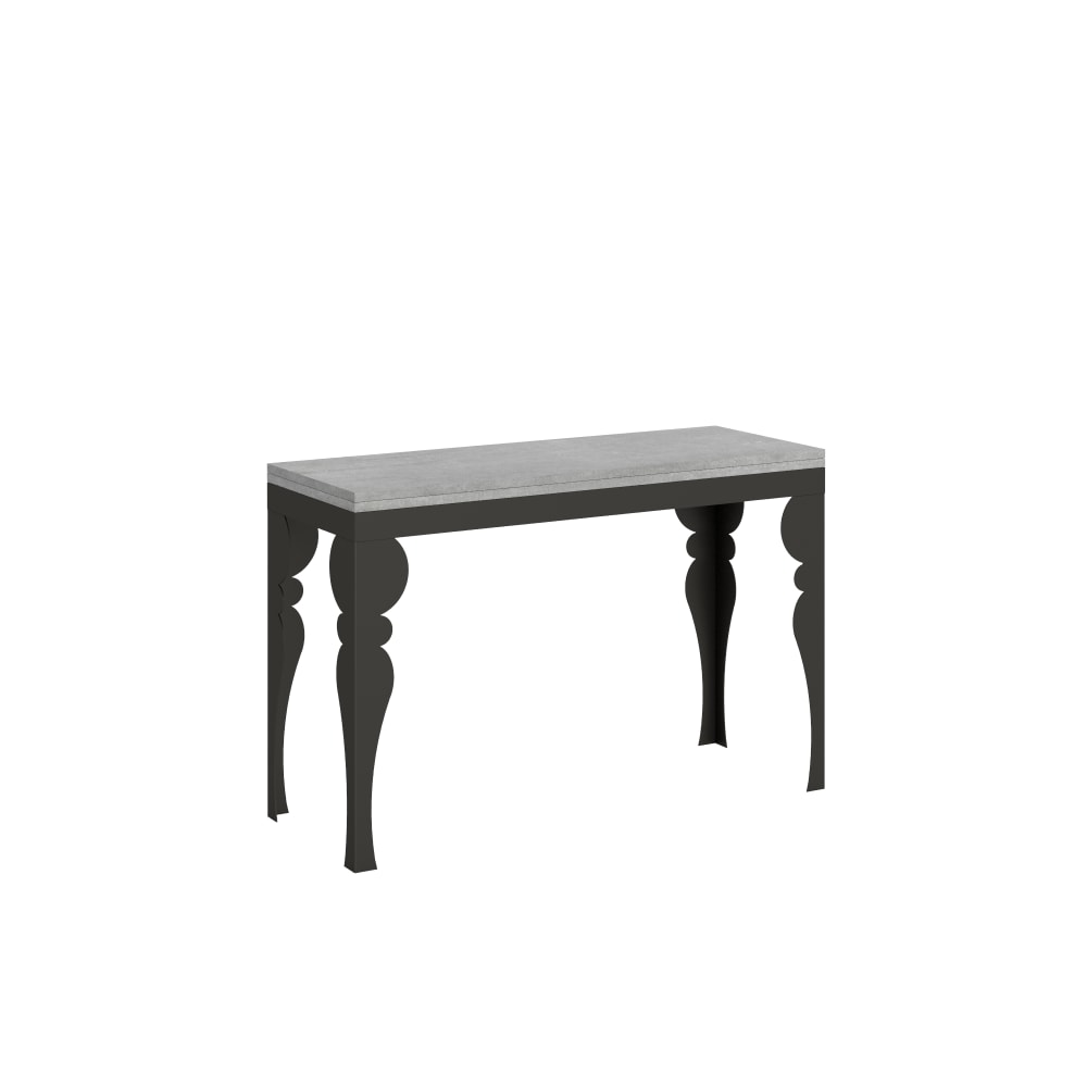 wohnli-moebel-suche-M25169102 Wohnli Möbelsuche - Klapptisch 120x45/90 cm in Holzoptik Zementgrau