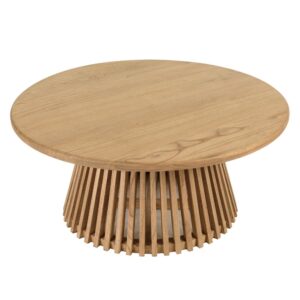 Wohnli Möbelsuche - Runder Couchtisch 90 cm aus Mindi-Holz