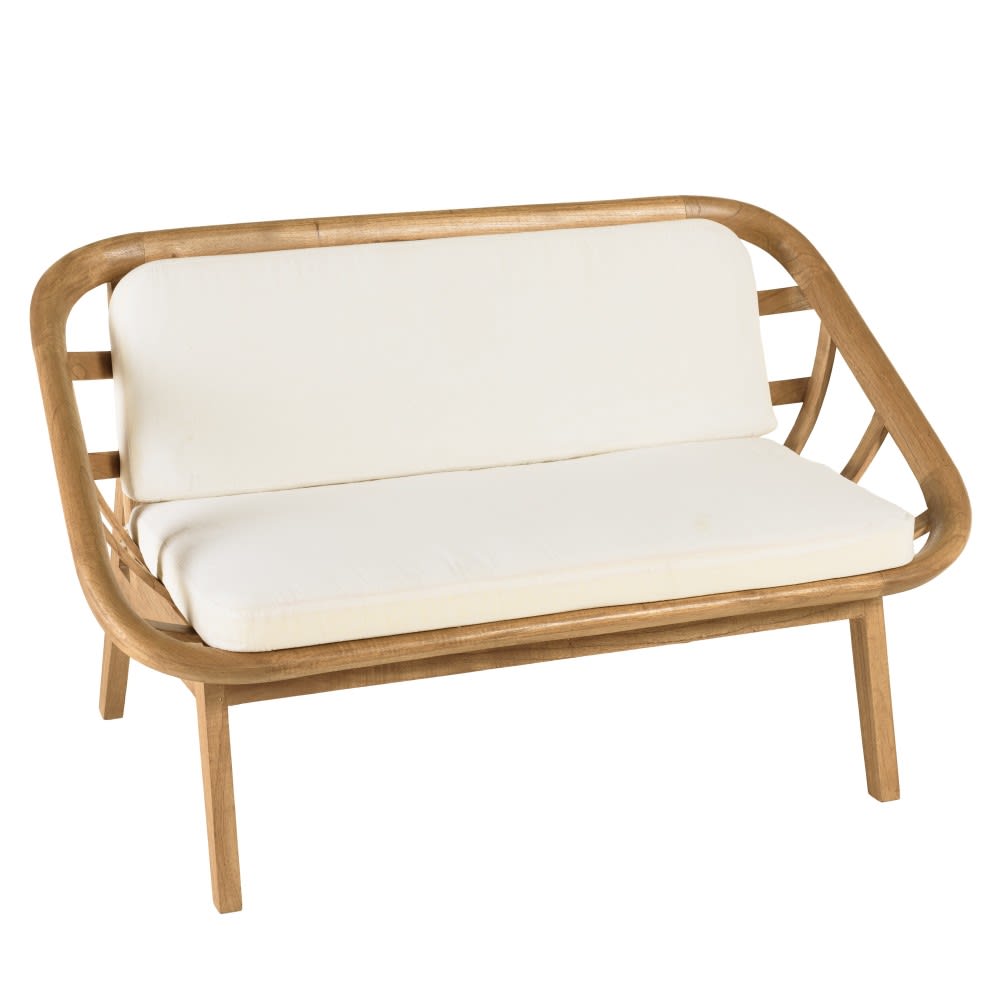Wohnli Möbelsuche - Sofa aus Mindi und Naturrattan AMY