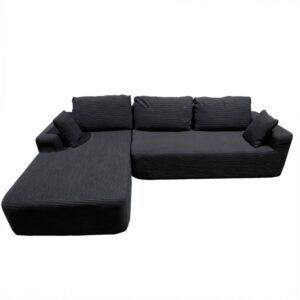 wohnli-moebel-suche-M25188692 Wohnli Möbelsuche - Anthrazitfarbenes 3-Sitzer-Ecksofa aus Cord