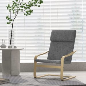 Wohnli Möbelsuche - Wohnsessel mit Rundarmlehnen & Leinenoptik-Kissen