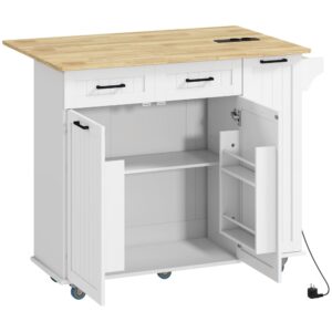 wohnli-moebel-suche-M25193104 Wohnli Möbelsuche - Weißer Küchen-Inseltisch mit Steckdose & USB