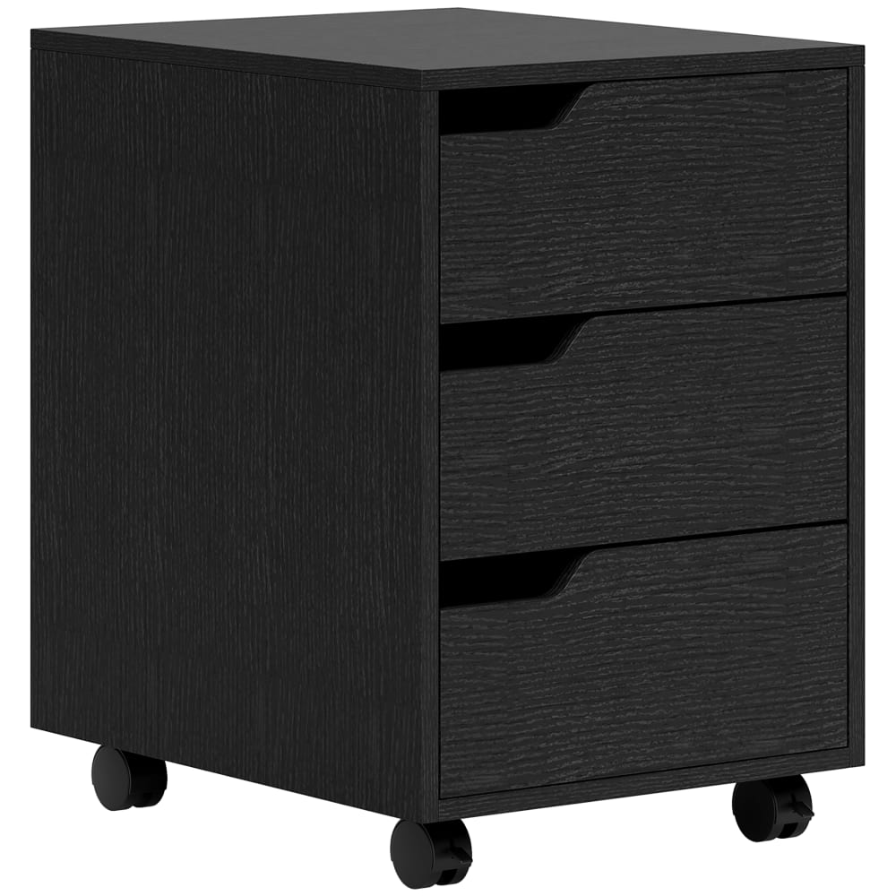 wohnli-moebel-suche-M25193127 Wohnli Möbelsuche - Caisson de bureau sur roulettes 3 tiroirs noir