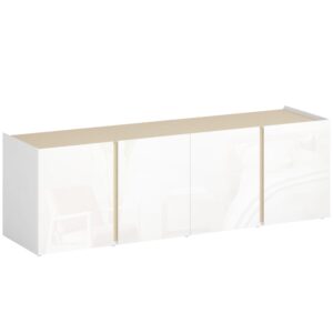 Wohnli Möbelsuche - Weißer Partikel-TV-Schrank