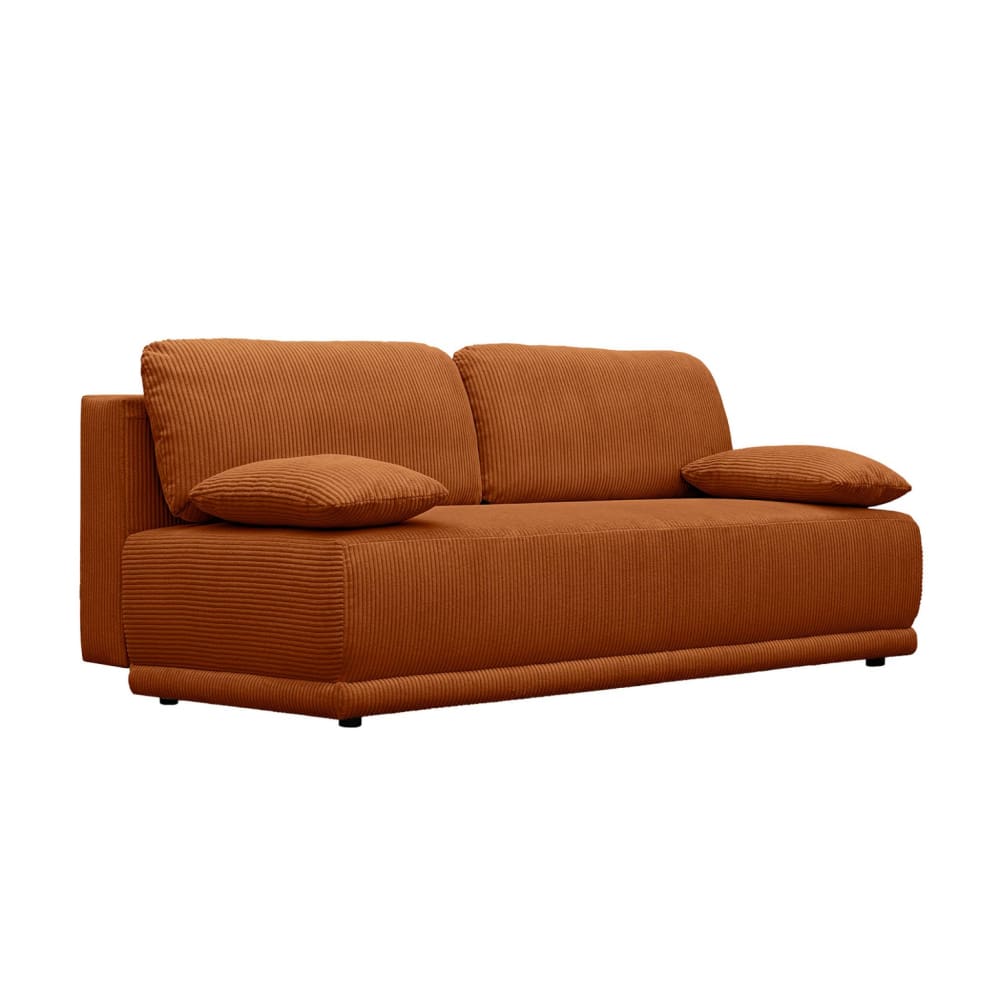 wohnli-moebel-suche-M25194002 Wohnli Möbelsuche - 3-Sitzer Schlafsofa mit Stauraum und Cordbezug in camel