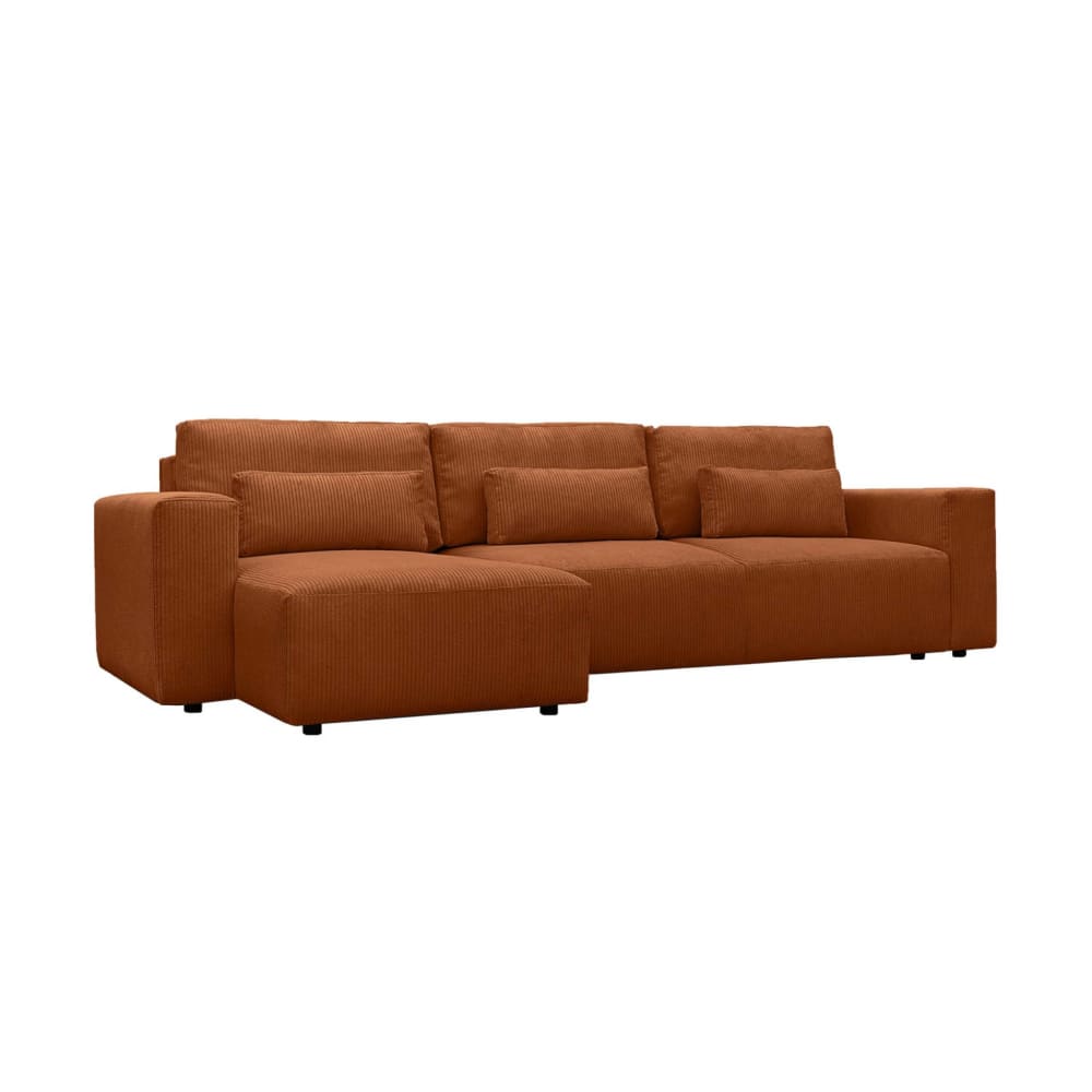 wohnli-moebel-suche-M25194007 Wohnli Möbelsuche - 5-Sitzer Ecksofa mit Schlaffunktion und Cordbezug in camel