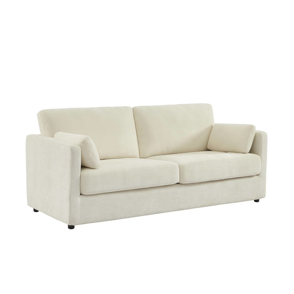 wohnli-moebel-suche-M25194011 Wohnli Möbelsuche - 2-Sitzer-Sofa mit abnehmbaren Stoffbezügen in weiß