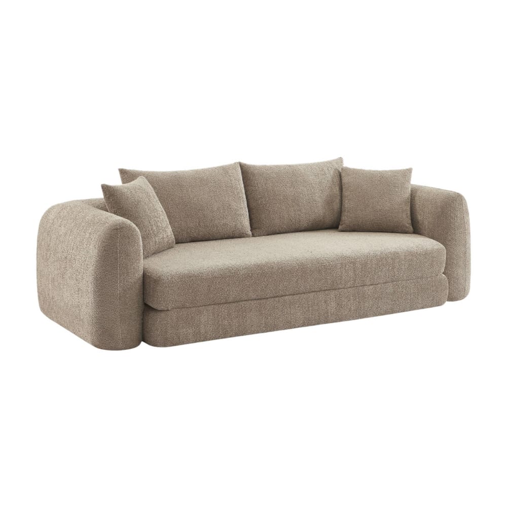 wohnli-moebel-suche-M25194032 Wohnli Möbelsuche - 3-Sitzer-Schlafsofa mit Bouclé-Bezug