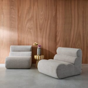 wohnli-moebel-suche-M25194050-1 2er-Set Lounge-Sessel mit Bouclé-Bezug in beige 81x75x99cm Stoff Beige sweeek Sofas und Sessel Sofas 2-Sitzer-Sofas & 3-Sitzer-Sofas