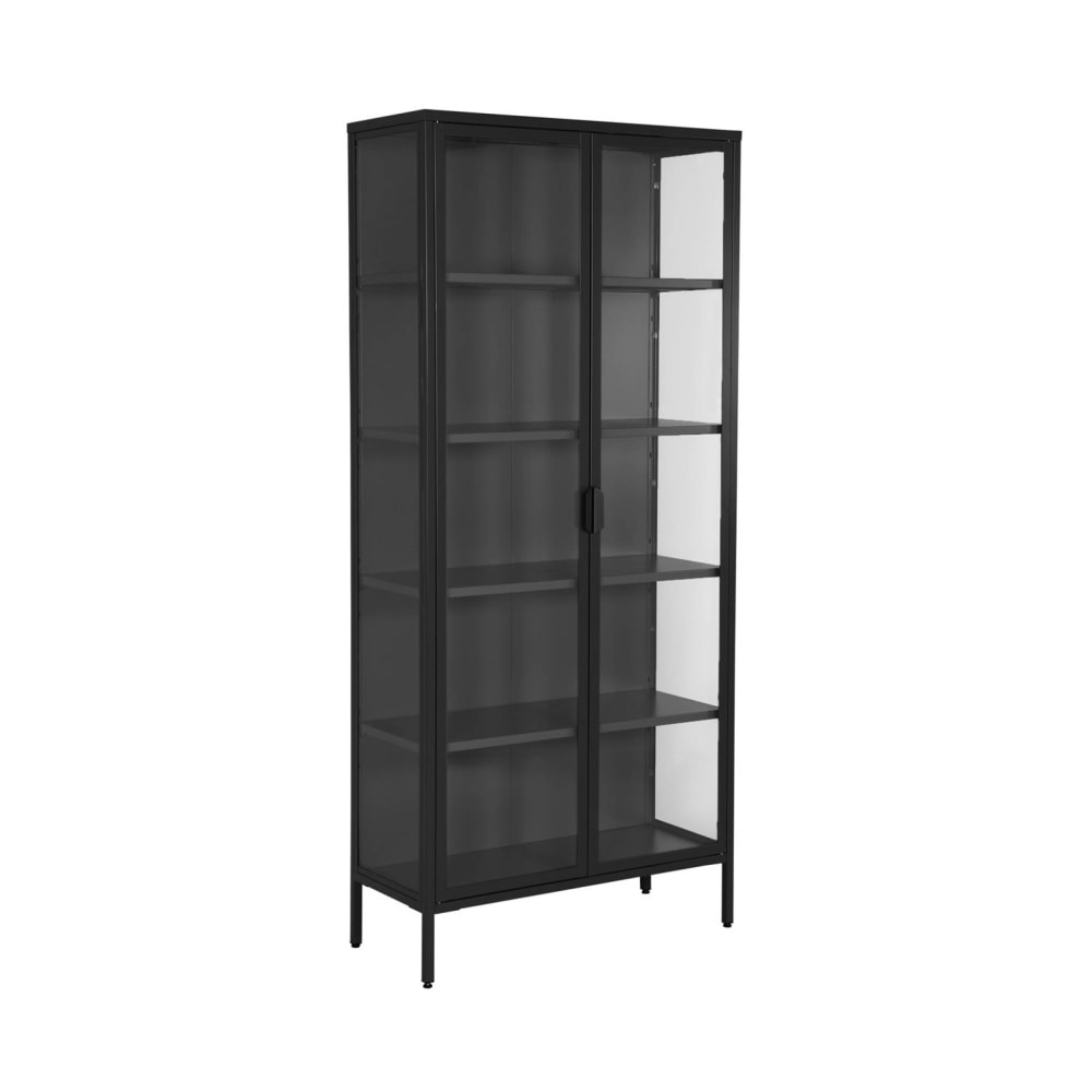 Wohnli Möbelsuche - Schrank aus Stahl und Glas