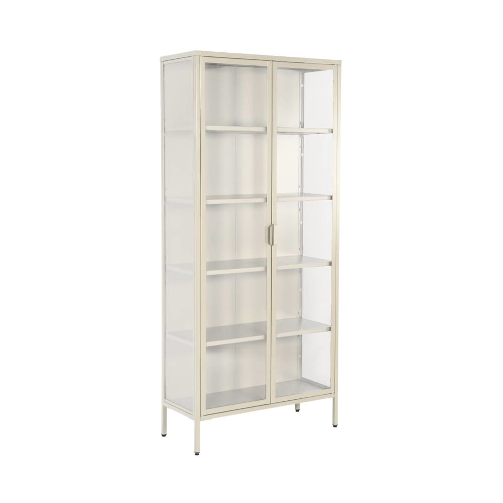 Wohnli Möbelsuche - Schrank aus Stahl und Glas