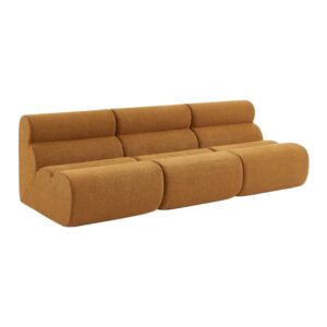 wohnli-moebel-suche-M25194068 Wohnli Möbelsuche - 3er-Set Lounge-Sessel mit Bouclé-Bezug in senfgelb