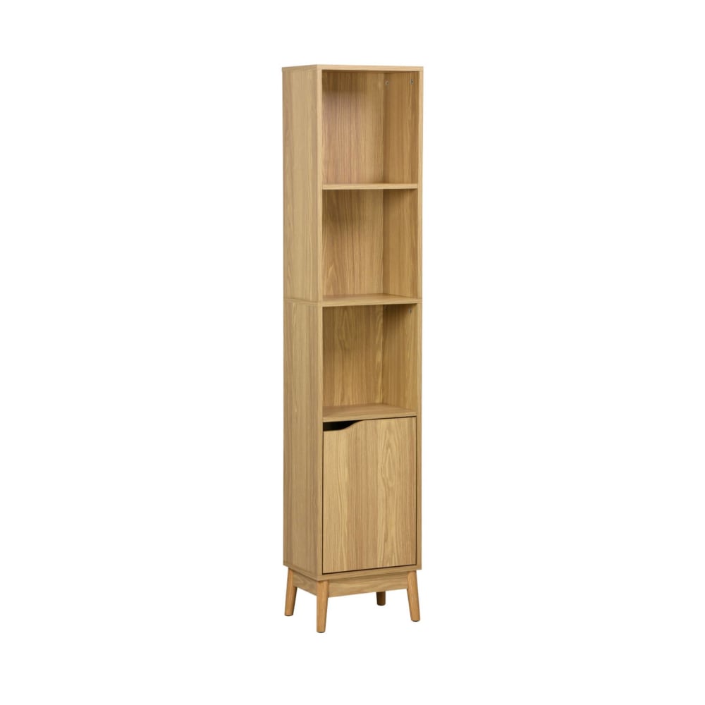 wohnli-moebel-suche-M25194070 Wohnli Möbelsuche - Vintage-Badezimmerschrank schmal mit Eschenholzoptik