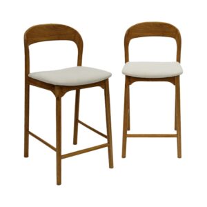wohnli-moebel-suche-M25194078 Wohnli Möbelsuche - 2er-Set Barhocker aus Hevea-Holz und Stoff