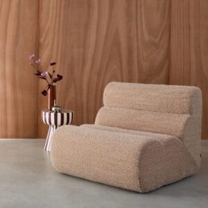 wohnli-moebel-suche-M25194087-1 Modularer Lounge-Sessel Bezug im Alpaka-Look beige 81x75x99cm Stoff Beige sweeek Sofas und Sessel Sessel, Poufs und Fußbänke Sessel