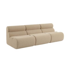 wohnli-moebel-suche-M25194095 Wohnli Möbelsuche - 3er-Set modulare Lounge-Sessel mit Bezug im Alpaka-Look beige