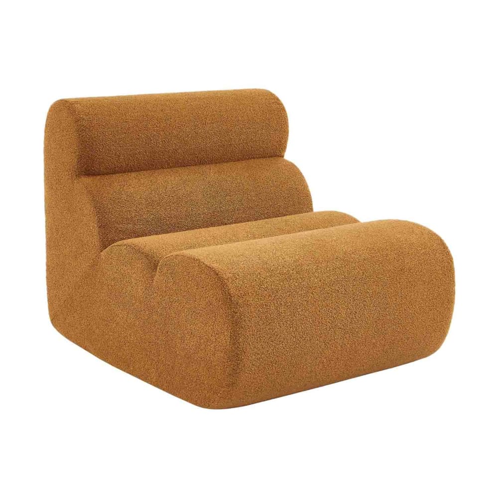 wohnli-moebel-suche-M25194098 Wohnli Möbelsuche - Modularer Lounge-Sessel mit Bouclé-Bezug senfgelb