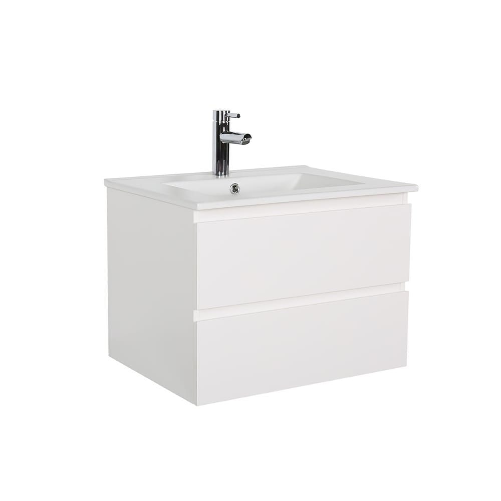 wohnli-moebel-suche-M25194617 Wohnli Möbelsuche - Einzelwaschtisch-Set 60 cm mit Keramikplatte und Chromhahn