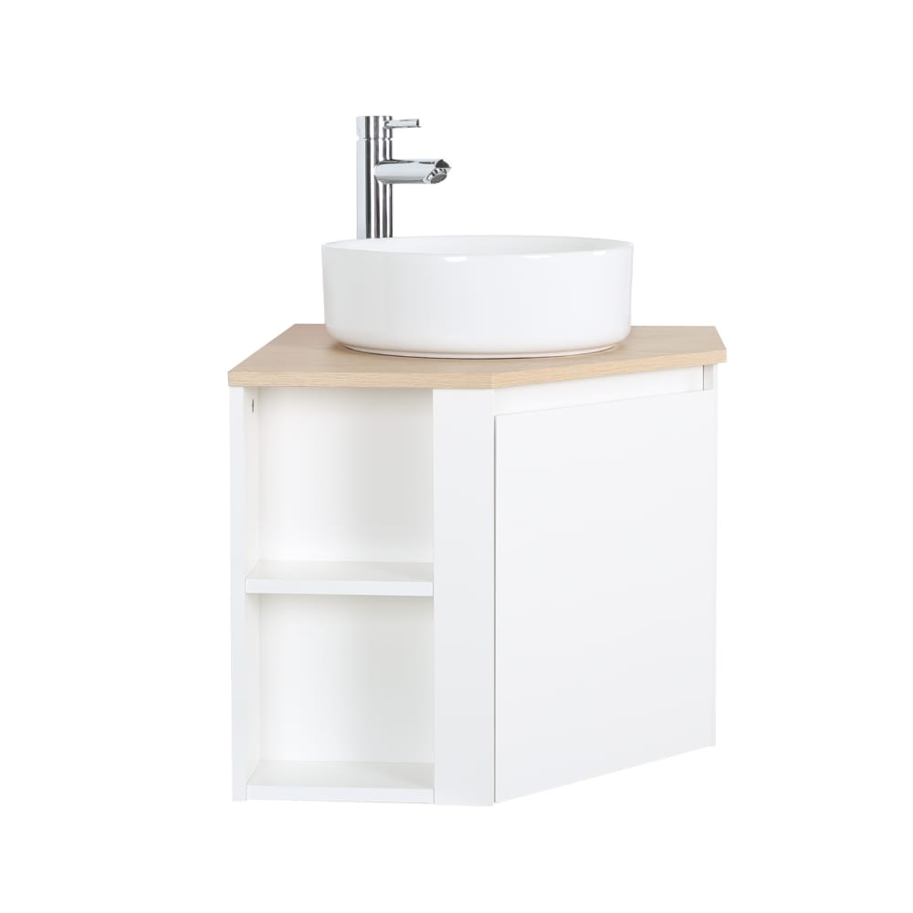 wohnli-moebel-suche-M25194633 Wohnli Möbelsuche - Eckwaschtisch-Set + weißes Waschbecken